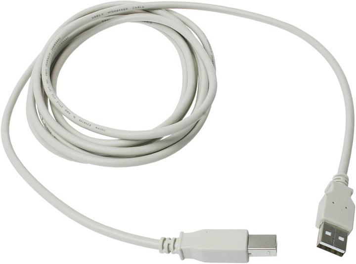 Produktbild InLine USB 2.0 Kabel, A an B (3 m, USB 2.0)
