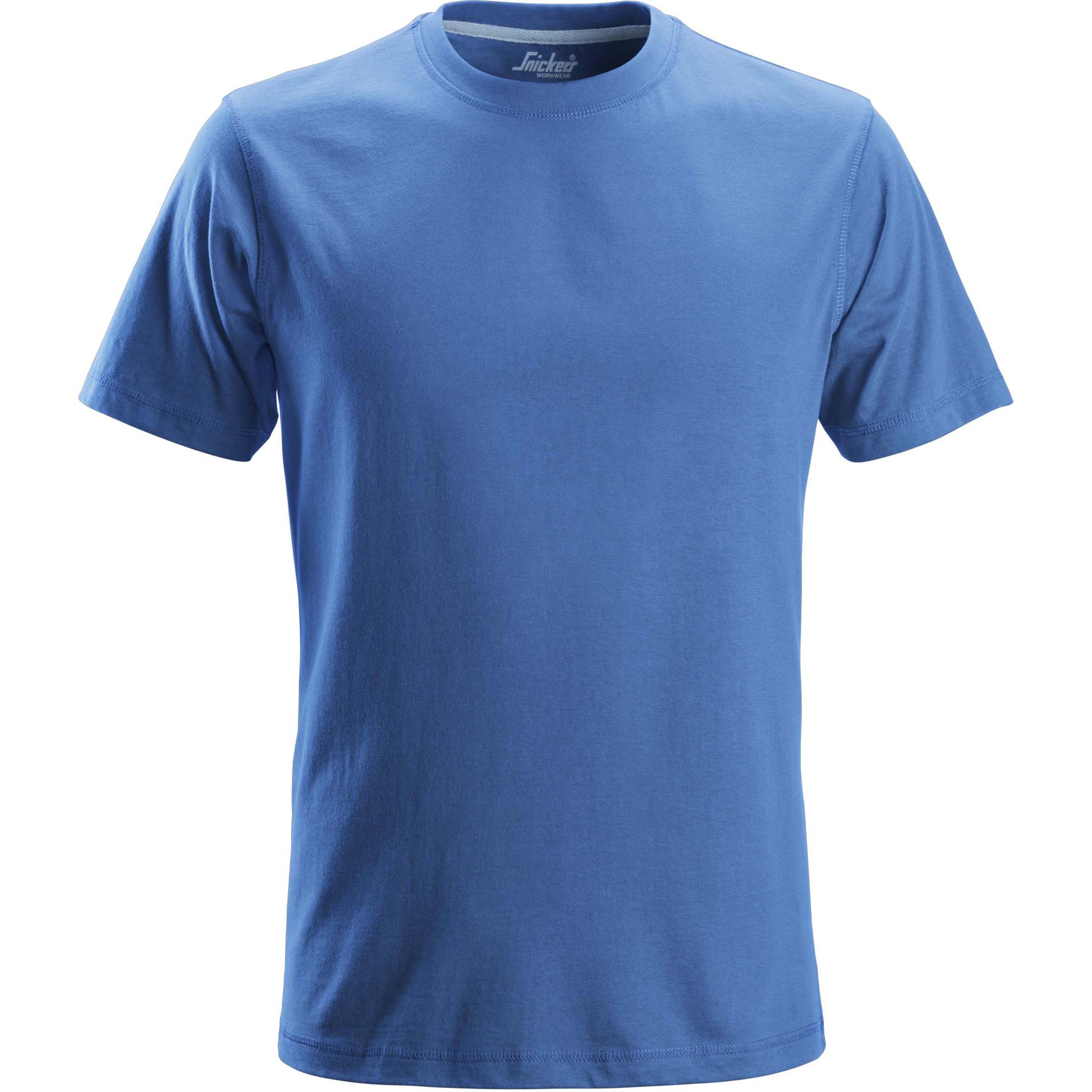 Snickers Workwear, Herren, Shirt, T-Shirt 2502, Blau, (L)