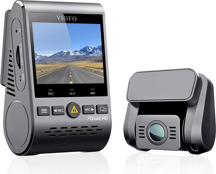 Produktbild Viofo A129 Plus Duo (2k Front+Rear camera+NO GPS) (Eingebautes Display, Eingebautes Mikrofon, WLAN, Full HD)