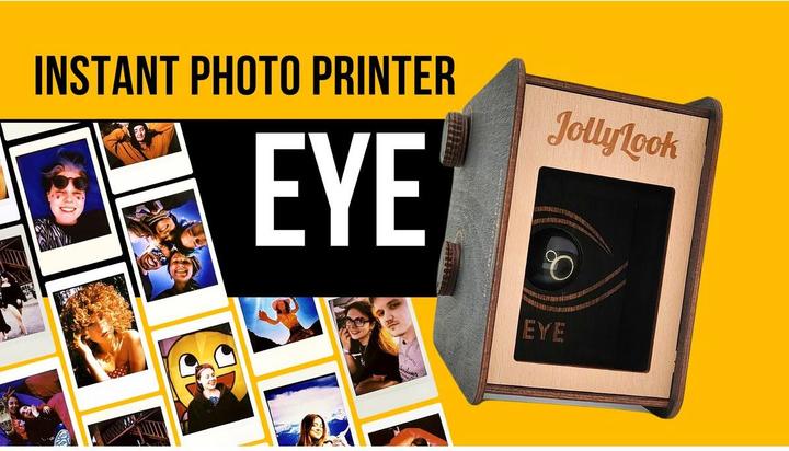 Produktbild Jollylook Eye: The Smartphone Instant Photo Printer Wood D (JLK025) (Thermodirekt, Farbe)