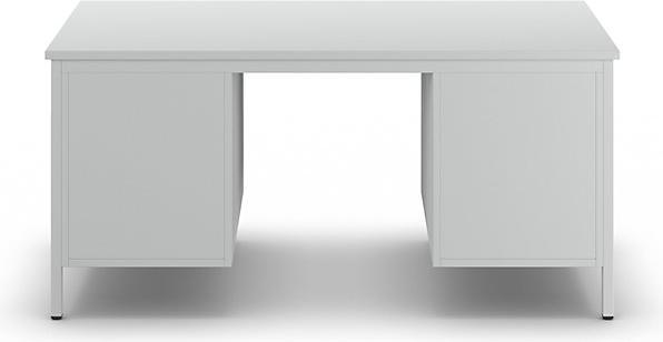 Actual product image eurokraft basic Master desk, light gray (160 cm, 80 cm)