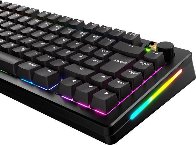 Produktbild Glorious GPBT Basics Keycaps, ISO Layout (DE), PBT, Dye-Sub - Classic Black