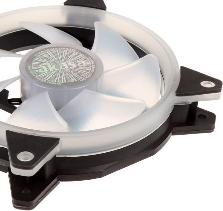 Actual product image Akasa Vegas AR7 Addressable-RGB Fan (120 mm)