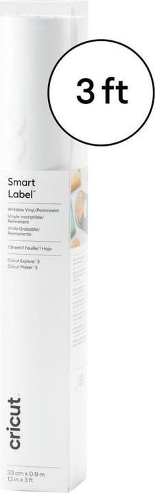 Productafbeelding Cricut Smart Vinyl Permanent 33x91cm Beschrijfbaar Transparant (P)