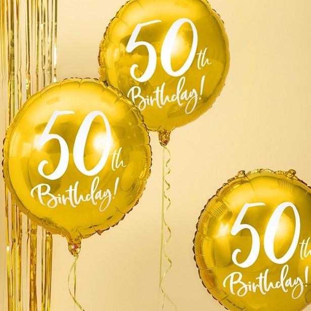Immagine prodotto Partydeco Palloncino 50 anni - 45 cm (1 x)