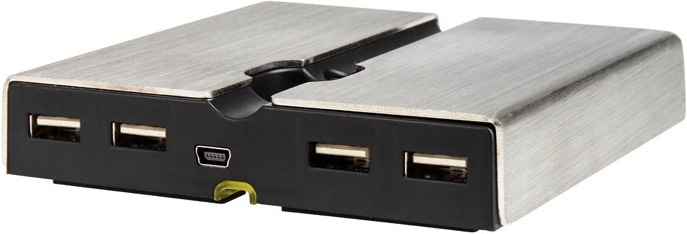 Actual product image CHERRY xtrfy B1 Mouse Bungee with LED and USB Hub