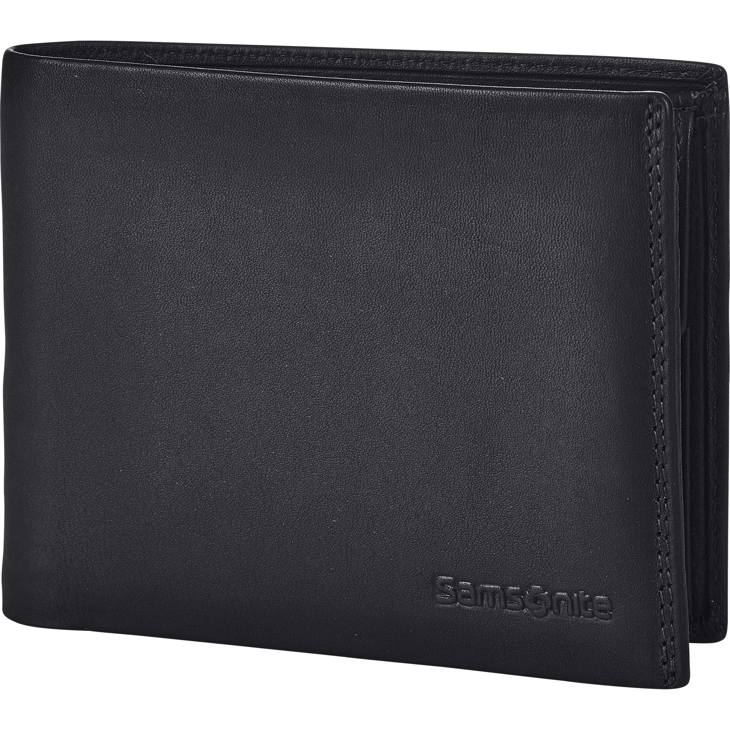 Samsonite, Herren, Portemonnaie, Attack 2 Slg, Schwarz