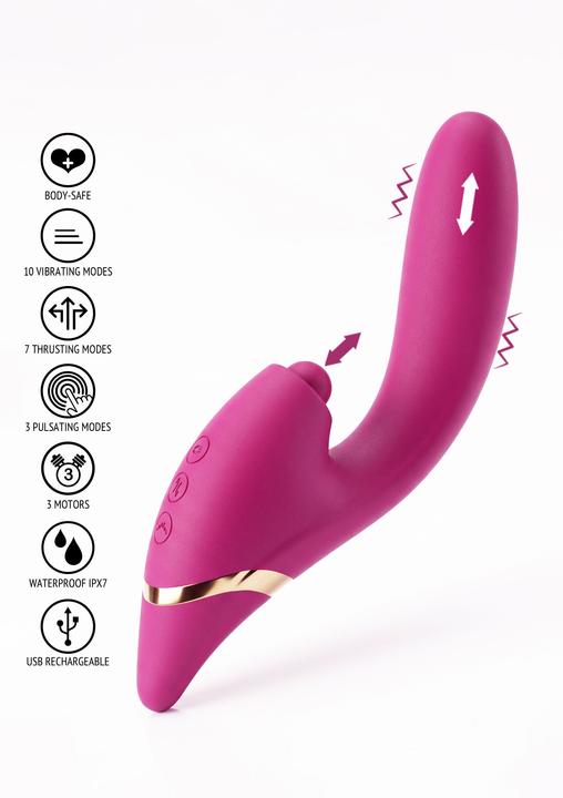 Actual product image Xocoon Triple Thrill Climaxer Vibrator