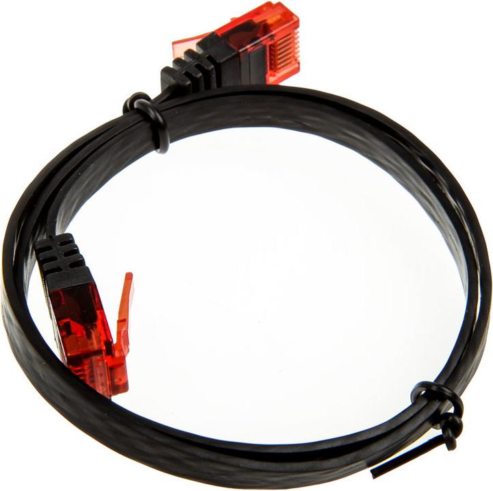 Actual product image InLine 0.5m patch cable flat, U/UTP, Cat.6 (U/UTP, CAT6, 0.50 m)