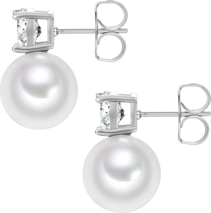 Immagine prodotto Lulu & Jane Damen Perlen-Ohrstecker - 39355 (Ottone)