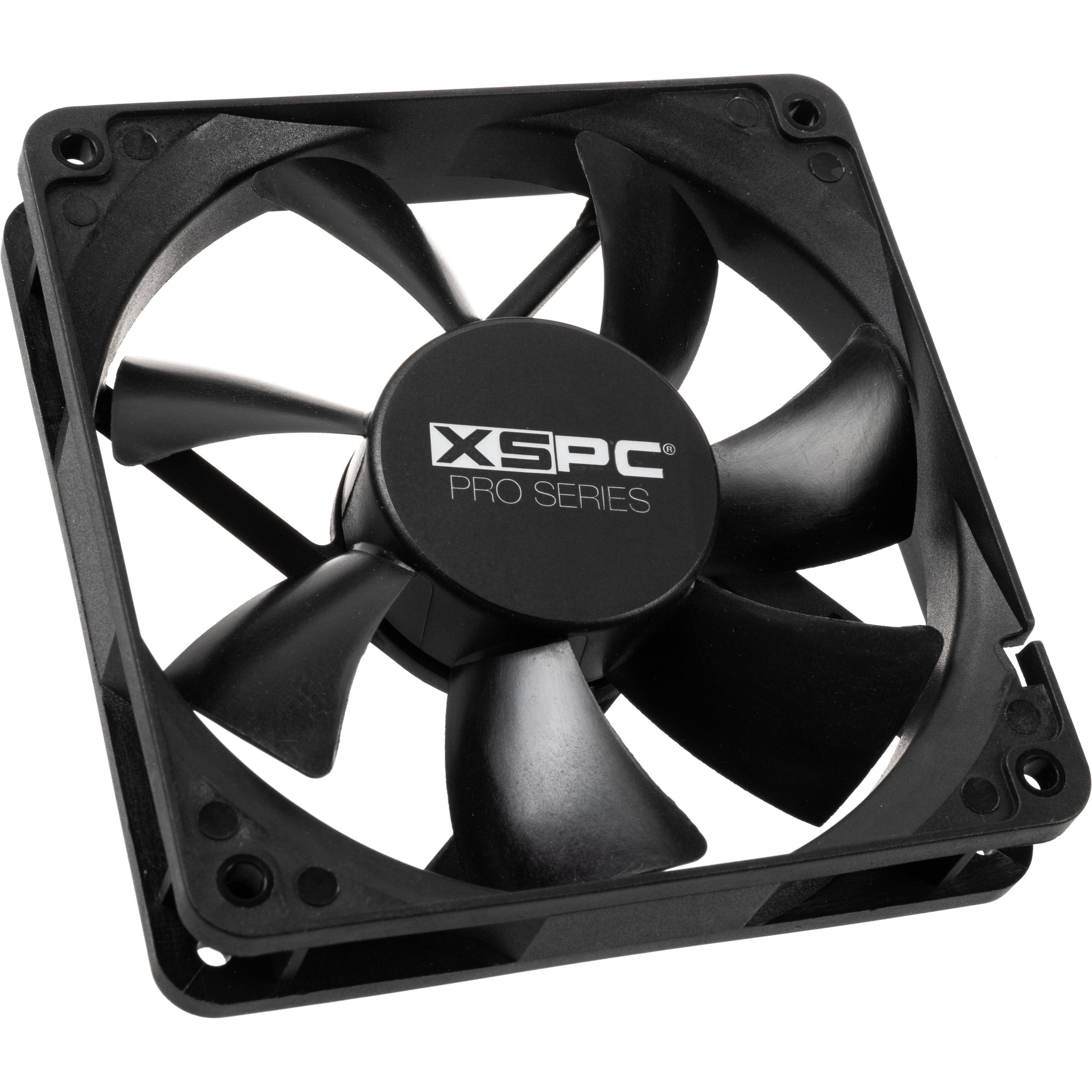 Thumbnail - XSPC Pro Series 120mm Lüfter - 3-Pin, 1650U/min (3er Pack) (120 mm), PC Lüfter, Schwarz
