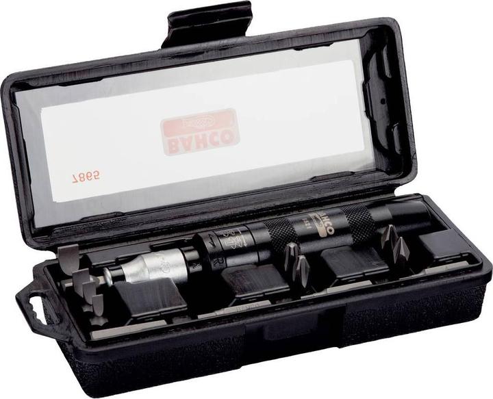 Image du produit Bahco Jeu de tournevis à choc 1/4" pour vis à fente, Phillips et hexagonales 55 mm × 90 mm × 220 (Escale)
