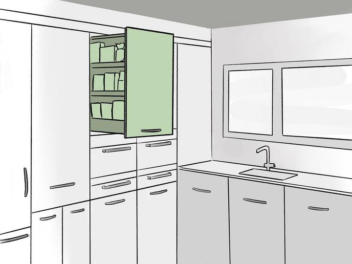 Immagine prodotto HAWA Guide a estrazione totale per mobili alti -FORTE per costruzioni in legno