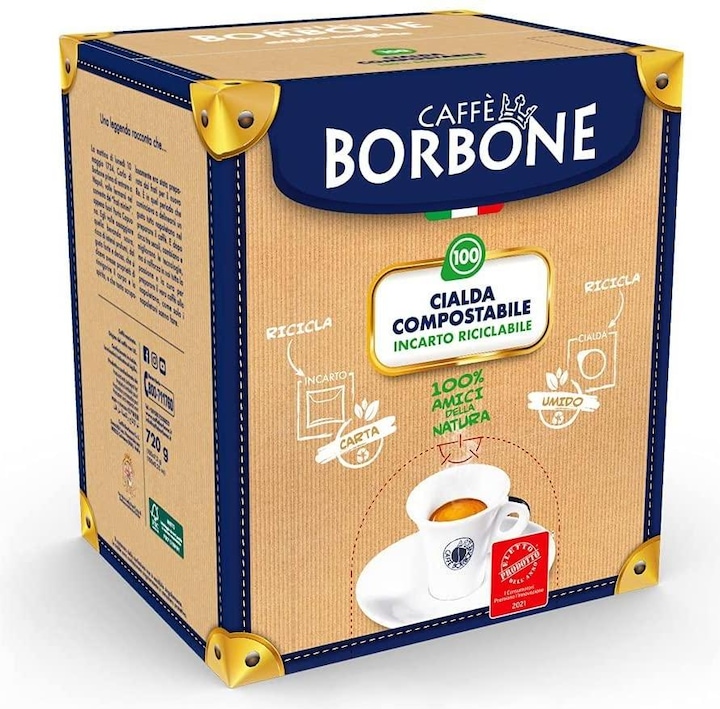 Produktbild Caffè Borbone Kaffeepads Koffeinfrei (50 x Port.)