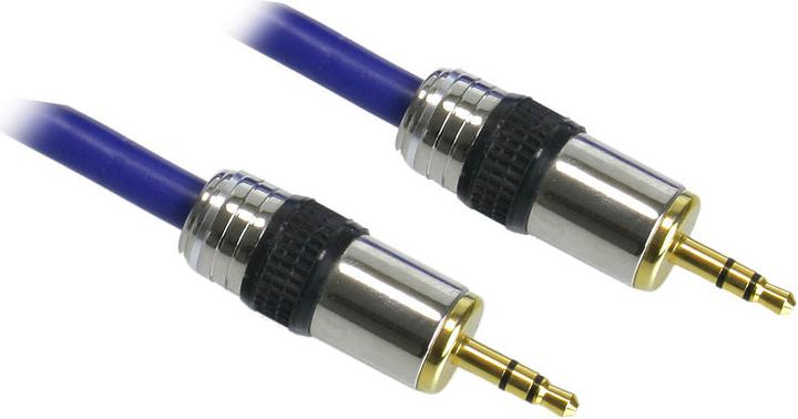 Immagine prodotto InLine Cavo jack - connettori placcati in oro, 3.5mm St/St (3 m, Connettore da 3,5 mm (AUX))