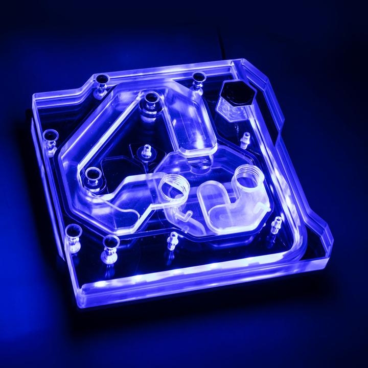 Image du produit Bitspower Monobloc pour ASUS ROG Maximus XI Extreme DRGB Nickel - Acrylique