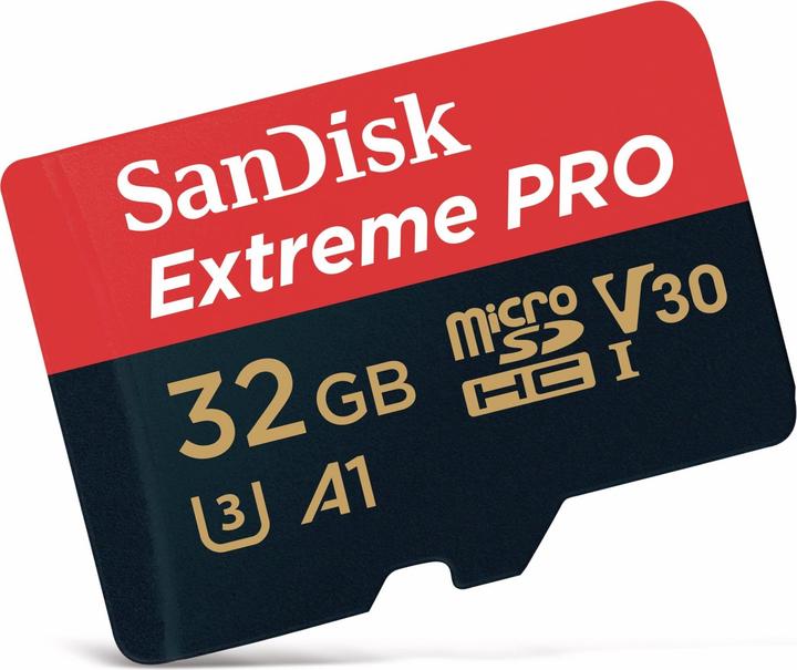 Productafbeelding Sandisk Extreme PRO UHS-I V30 (32 GB, microSDHC, U3, UHS-I)