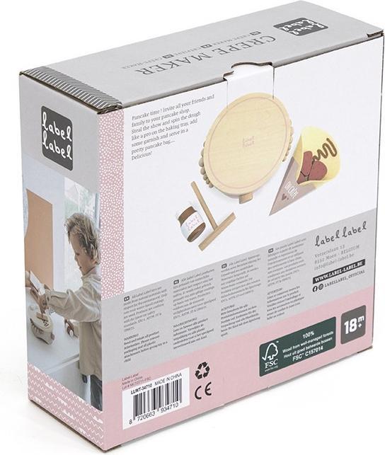 Actual product image Label Label Crêpes-Maschine – Pink