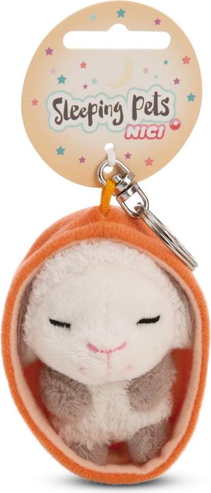 Produktbild Magni NICI Schlüsselanhänger Sleeping Pets Lamm im Körbchen aprikot 8cm