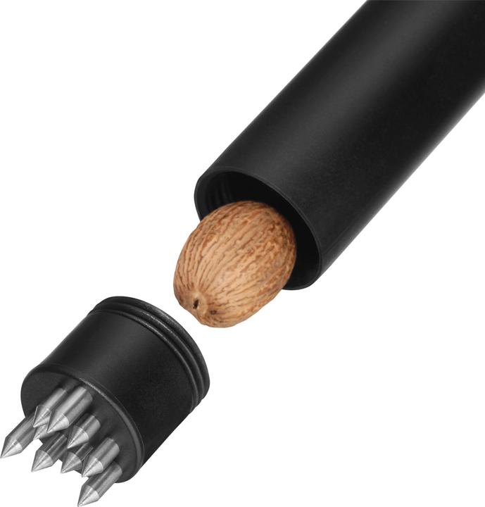 Produktbild WMF Muskatmühle Muskatnuss Mühle mit Aufbewahrungsfach 16,5cm Top Tools Edelstahl (Muskatnuss)