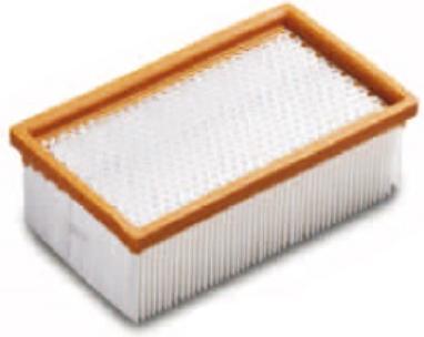 Actual product image BAI 73684 Flat pleated filter polyester also suitable for wet use
