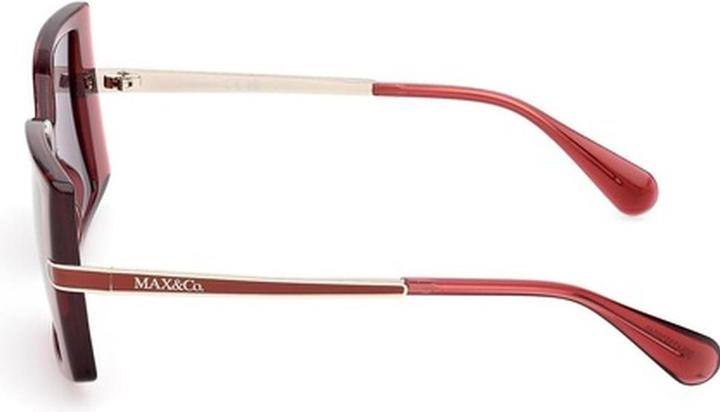 Actual product image Latetobed Max & Co Mo0120 69Y Shiny Bordeaux Women's Sunglasses 53/18/140