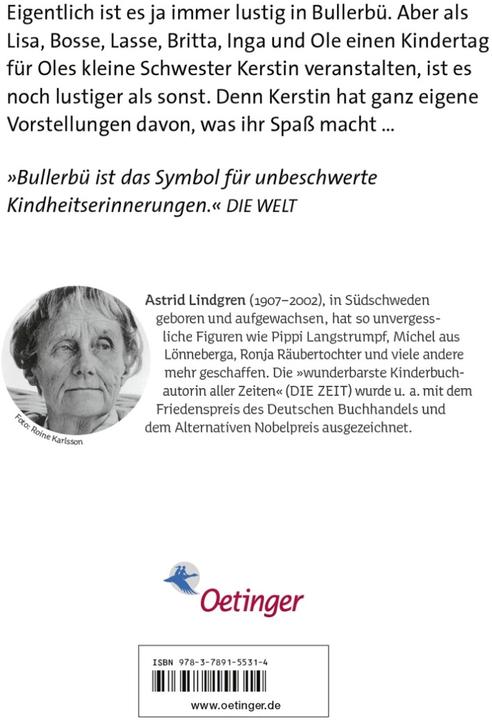 Immagine prodotto Kindertag in Bullerbü (Tedesco, Astrid Lindgren, Ilon Wikland, Silke von Hacht, 1967)