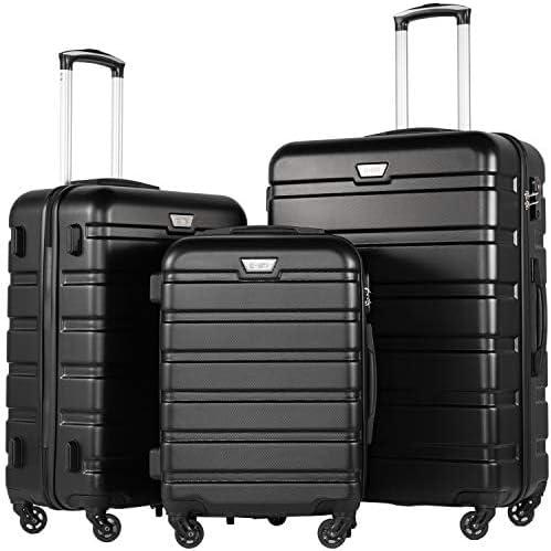 Coolife 3-teiliges Hartschalenkoffer Set