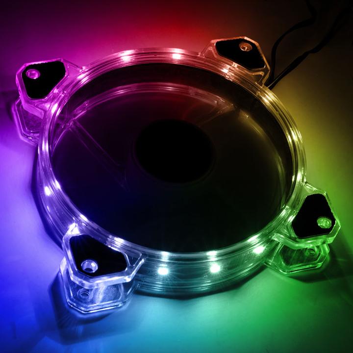 Produktbild Lamptron Rigel Rainbow RGB-Lüfter (120 mm, 1x)