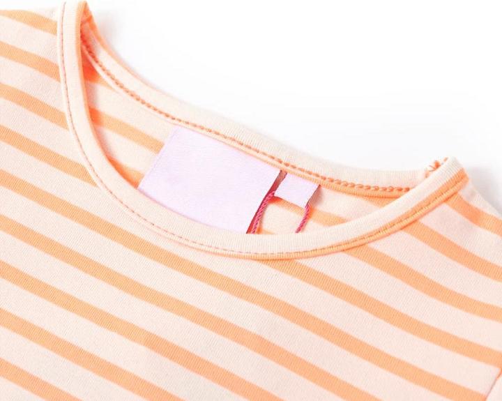 Produktbild vidaXL Kinder-T-Shirt Neonorange 140,Material: 95 % Baumwolle. 5 (140)