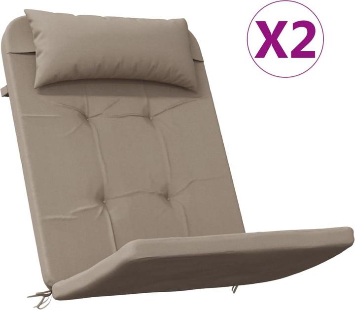 Image du produit vidaXL Adirondack Stuhlkissen (126 x 4.50 cm)