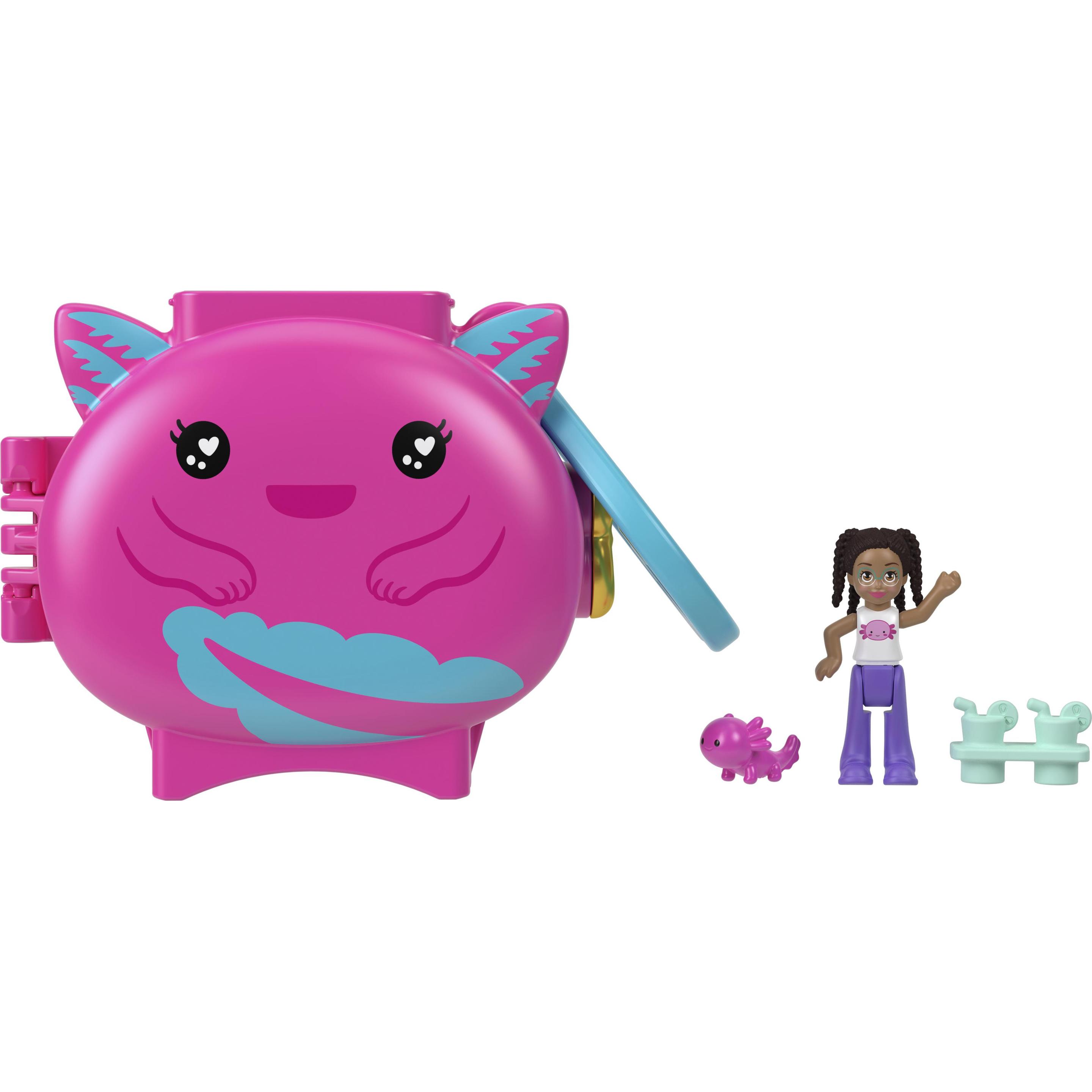 Polly Pocket Pet Connects Axolotl για 4+ ετών HXX22 (Apportieren), Hundespielzeug