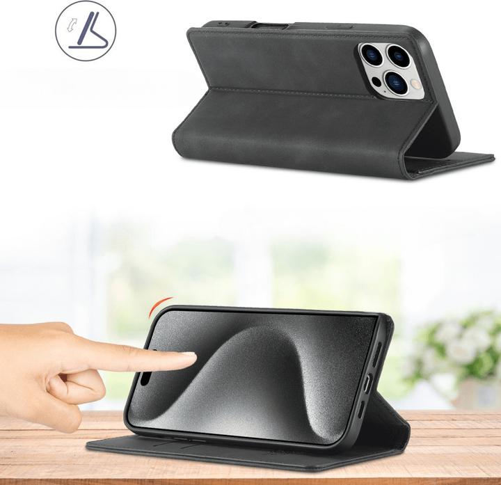 Produktbild LC.Imeeke iPhone 16 Pro Max - Flip Case Vintage (Apple iPhone 16 Pro Max)