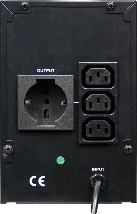Actual product image Mediacom M-UPS1300M uninterruptible power supply (UPS) 1.3 kVA 720 W 4 socket(s) AC (1300 VA, 720 W)