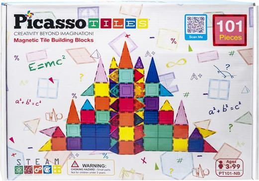 Tactic Picasso Tiles - 3-D Magnetic Building Set