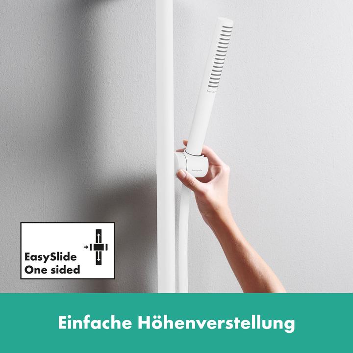 Image du produit hansgrohe Unica barre de douche S Puro 65 cm, support de pommeau de douche Easy Slide, flexible de d