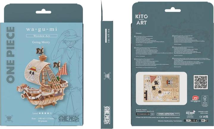 Image du produit Kito Art One Piece - Going Merry der Strohhutbande - Holzmodell