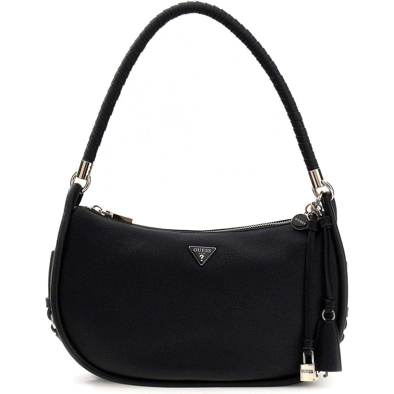 Guess Donna Nero Donne, Borsetta, Danya Hobo Shoulder Bag,