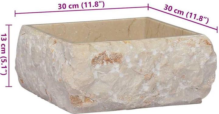 Produktbild vidaXL Becken (300 mm, 300 mm)