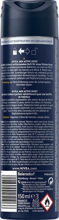 Image du produit NIVEA Active Spray Real Madrid (Spray, 150 ml)