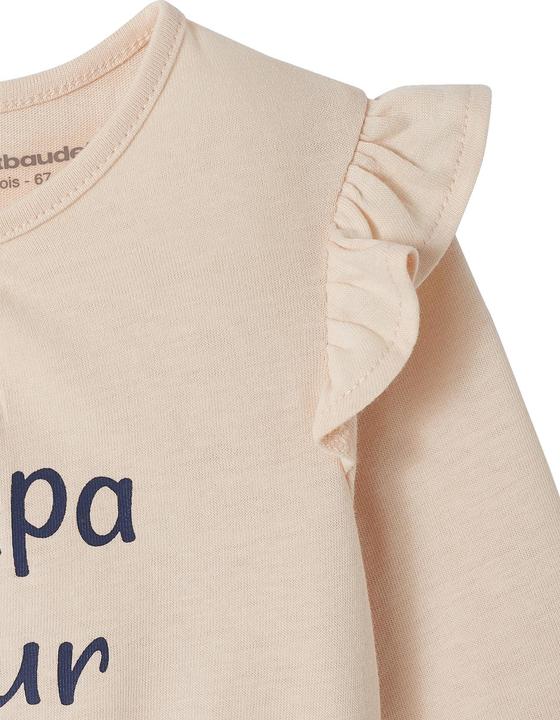 Image du produit Vertbaudet T-shirt bébé avec inscription Coton bio (62)