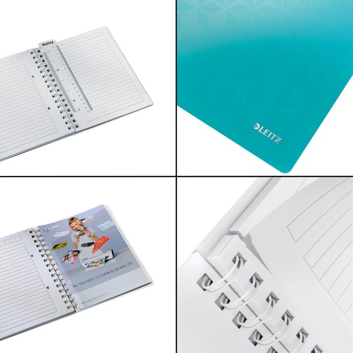 Produktbild Leitz Spiralbuch WOW (A5, Liniert, Weicher Einband)