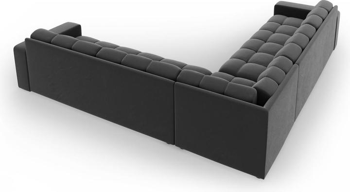 Immagine prodotto CXL by Christian Lacroix Divano angolare simmetrico in velluto, "Yohan", 5 posti, 236x236x72 Realizzato in Europa (Divano ad angolo)