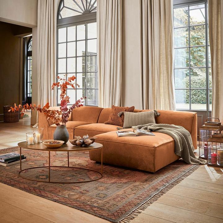 Produktbild Loberon Sofa McLean orange (3-Sitzer)