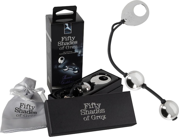 Productafbeelding Fifty Shades of Grey Inner Goddess zilveren plezierballen