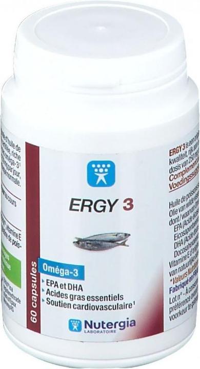 Actual product image Nutergia Ergy 3 caps (60 pcs., Capsules, 60 g)