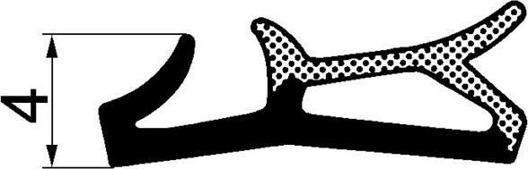 Produktbild Hebgo Falz-Dichtungsprofile für Fenster RONDOFERMA 554