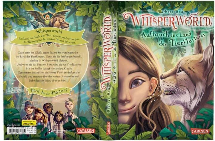 Actual product image Whisperworld 1: Departure to the Land of the Animal Whisperers (Alina Brost, Barbara Rose, German)