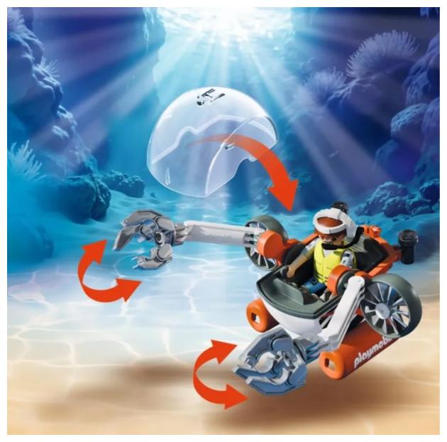 Actual product image Playmobil Treasure hunt with a submarine (71860)