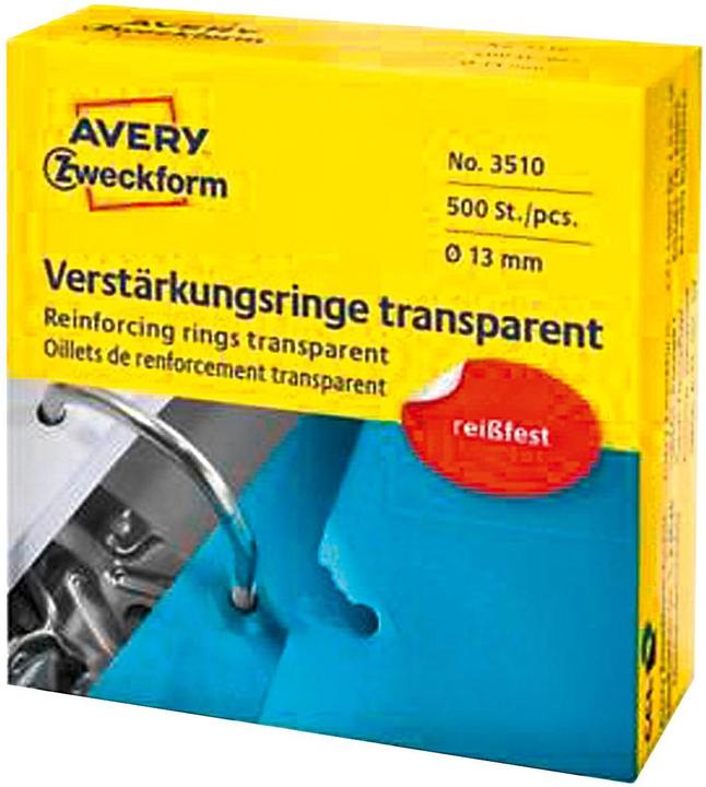 Actual product image Avery Reinforcement rings
